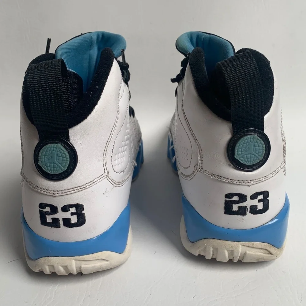 Nike Jordan 9 Retro Powder White University Blue 9